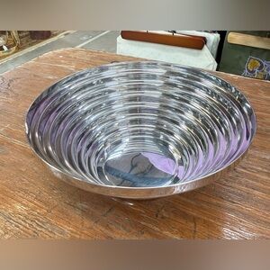 Alessi Maya Bowl Italia 18 10 Sloufalonieri Circa 1977 Stainless 8in